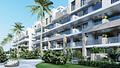 Appartements mit 2 Schlafzimmern, 2 Bädern, Klimaanlage, Einbauküchen mit Elektrogeräten, Tiefgaragenstellplatz, Gemeinschaftspool und Spa