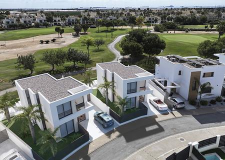 Moderne Villa im Roda Golf & Beach Resort - Aerial view from the back