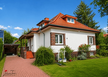 Wohnen im grünen Schmöckwitz – Einfamilienhaus mit großzügigem Garten - Hausansicht