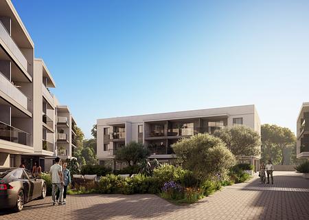 GOLFSIDE - Neubauprojekt - gegenüber von Limassols einzigem 18-Loch Golfplatz - ASOMATOS VIEW 05 GARDEN