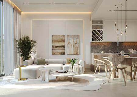 Motor City - Union Properties - Mirdad_1Bed_Living_C01