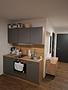 Gepflegtes 1-Zimmer-Penthouse Apartement mit Terrasse in Rosenheim - Anfragen nur per Mail - Küche