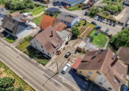 Doppelhaushälfte mit zusätzlichem Bauplatz - Gesamtansicht