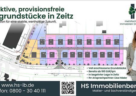 PROVISIONSFREI: Baugrundstücke in Zeitz ab 100 EUR/qm - Neubauprojekt