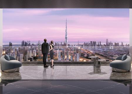 Burj Binghatti - Sky Mansion mit 6 Schlafzimmern - 1003_Facade_NF