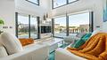Luxus-Villen mit 3 Schlafzimmern, Dachterrasse, Meerblick und Privatpool nur 500 m vom Meer