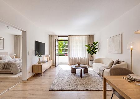 Gepflegte, gut geschnittene 2-Zimmer-Wohnung mit Balkon und perfekter Infrastruktur - Ansprechende Raumaufteilung