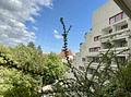 Schwabinger 2-Zimmerwohnung mit Fernblick, Fuchsbau - Blick nach rechts vom Balkon