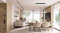 Luxuriöse Wohlfühloase. Sehr exklusives Designer-Penthouse - Essence Residence - Living 03