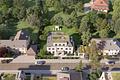 Bauen im noblen Nymphenburg: Parkähnliches Süd-Grundstück für Villenbebauung in bester Lage - Luftansicht Villa (visualisiert)
