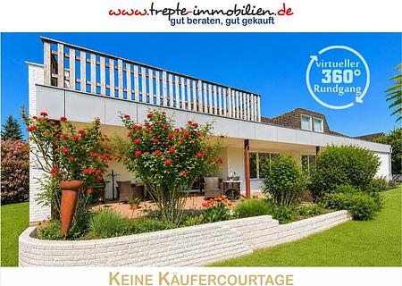 *** Hier läßt es sich leben *** Großzügiges Architektenhaus in begehrte, ruhiger TOP-Lage, mit Einliegerwohnung. - Hauptbild