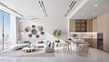 Erdgeschoss mit direktem Zugang zur Poollandschaft und dem Meer - RARE.7366 - BNW ACACIA_1BR LivingRoom_8K