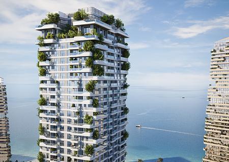 4 Schlafzimmer mit Wald- und Meerblick in 
Dubai Maritime City - TM1968_VP06_Exterior_General_rev04