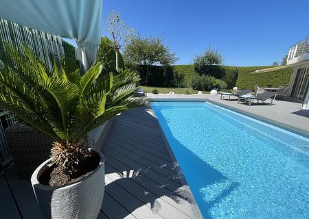 Exklusive Villa mit Spa, Außenpool & traumhaftem Garten in Berg am Starnberger See - Traumhafte Lage