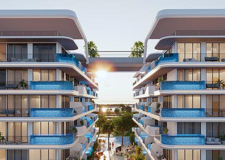 Dubai Island - Ocean Pearl 2 mit Meerblick - 10 ext.