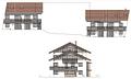 Blick zur Brecherspitz: Exklusive 2-Zimmer-Landhaus-Wohnung in Schliersee-Neuhaus - Höhenunterschied Haus 8 und 9