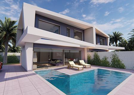 Schönes modernes Haus - Infografia-Linda-dia