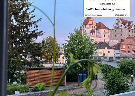 Leopoldineninsel - Schöne bezugsfreie 2 Zimmer Wohnung mit Balkon mit Blick auf das Schloss in einer beliebten Lage in der Stadtmitte in Neuburg - Ein Objekt von Ihrem Immobilienpartner SOWA Immobilien und Finanzen