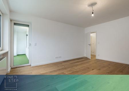 Bezugsfrei: Attraktive 4-Zimmerwohnung mit Blick ins Grüne - sehr guter Grundriss - Finestep Immobilien