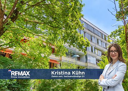 2021 saniert: Großzügige 3-Zimmer-Wohnung mit West-Terrasse & TG in Johanneskirchen - www.remax-prime.de