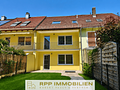Platz für Familie & Homeoffice – renoviertes Reihenhaus mit sonnigem Südgarten und Einzelgarage - Hausansicht Gartenseite