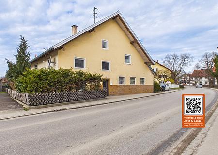 Sanierungsprojekt in Rott: Bauernhaus mit ca. 170 m² Ausbaureserve - Hausansicht - Bauernhaus in Rott