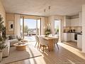 Neubauprojekt ROOTS in Bogenhausen / Johanneskirchen: Helles 2-Zimmer Penthouse mit 2 Dachterrassen - Wohnraum mit Dachterrasse