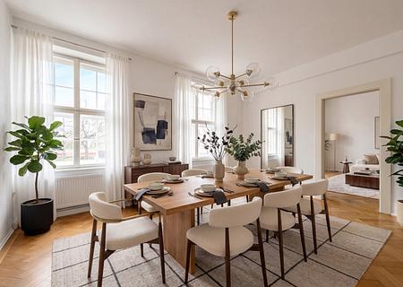 Historischer Charme: Stilvolle Altbauwohnung mit flexiblem Raumangebot - Visualisiertes Zimmer
