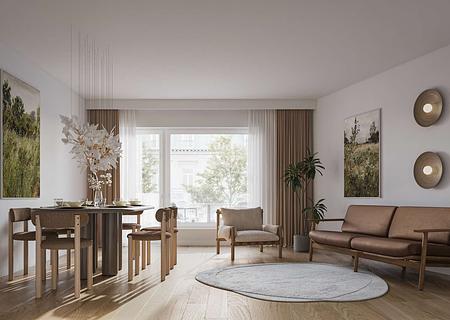 LEONI – 3 Zimmer. 100 % Neuhausen. - heller Wohnbereich