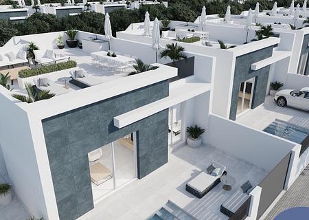 Wunderschöne Villen mit 3 Schlafzimmern, 2 Bädern, Dachterrasse und Privatpool