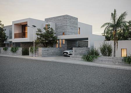 Villa mit Pool und Meerblick - 3 Schlafzimmer - Project Pegeia_Villa 8_b