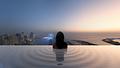 W-Tower Dubai Harbour beim Yachtclub - 240626-Rooftop-pool-02
