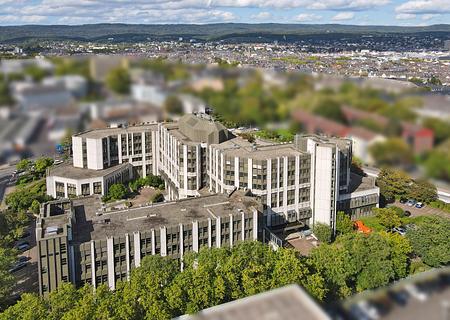 Zentral gelegene Bürofläche mit über 3.000 m² - Drohnenaufnahme