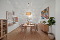 Moderne und lichtdurchflutete Dachgeschosswohnung  und großen Terrassen in Untergiesing - Esszimmer Visualisierung