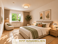 Ideal für Paare und kleine Familien: 3-Zimmer-Wohnung mit viel Potenzial und sonniger Süd-Loggia - Visualisierung Schlafzimmer