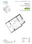 Kompaktes 1-Zi-Apartment mit Duschbad u. Süd-West-Balkon - Grundriss