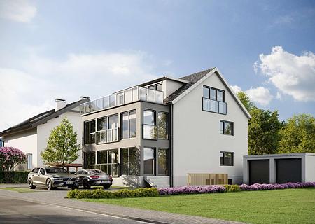 HEGERICH: Vielseitiges Mehrfamilienhaus mit Projektierung und großem Entwicklungspotenzial - Außenansicht - Projektiert