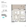 Grosses Studio - 250 m zum Strand - Grundriss