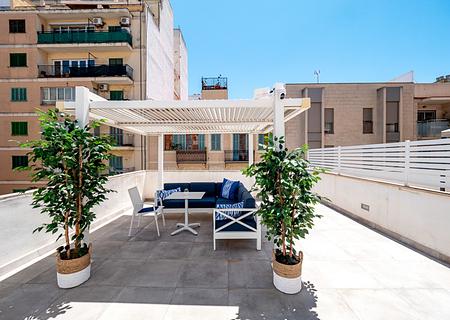 Neuwertiges Penthouse in Palma City mit privater Dachterrasse und Spabereich - Innenpool und Sauna
