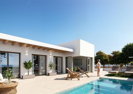 Luxuriöses ebenerdiges Haus mit Pool - 5