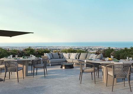 Stylishes 3-Zimmer-Apartment im Herzen von Paphos. Neubau mit Fertigstellung Ende 2025 - ORPHA_ROOF_GARDEN