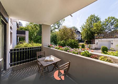 Wohnen mit sonnigem Balkon in ruhiger Lage - Bezugsfrei - Balkon Visualisierung