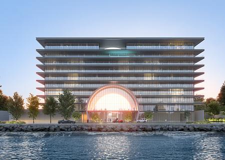 Palm Jumeirah - Armani Beach Residences - frontaler Meerblick - 231030-frontside-view-05