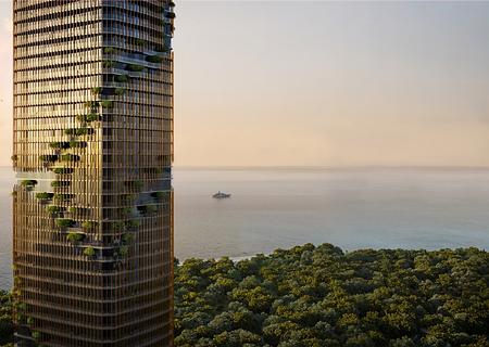 Projekt Kanyon auf Maritime City - erste Reihe mit Meerblick - Facade_Sea View_Sunset