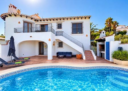 Wunderschön gelegene Villa mit unverbaubarem Meer- und Panoramablick in Monte Pego