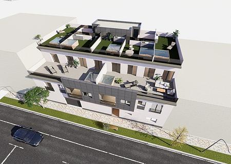 Schönes modernes Penthouse mit Infinity-Pool auf dem Solarium - 8