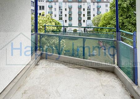 Wohnung ist bezugsfrei / Süd-Loggia / EBK / weißes Bad / 1 Zi ETW  2. OG - Balkon