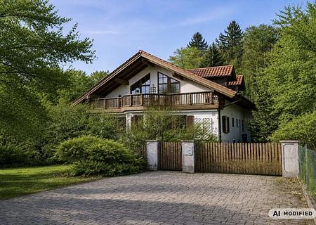 Attraktives Zweifamilienhaus in ruhiger Lage in Tutzing-Kampberg - Hausansicht