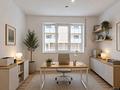 Große Erdgeschosswohnung mit 4 Zimmern, Gartenanteil und hochwertiger Ausstattung in Simbach am Inn - Büro visualisiert