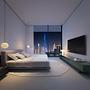 Eck-apartment  mit umlaufenden Balkon und Hotel Service - Downtown - 2B-Master-Bedroom